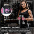 FIGHTSENSE Workout Gloves for Men Women, Weight Lifting Gloves with Non-Slip Silicon Padded Palm, Breathable