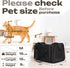 15 lbs, Airline Approved Medium Pet Carrier for Cats & Dogs Foldable Dog Bag with Soft Mat, Breathable Mesh Windows