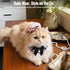 4.4-6.6 lbs Elegant Lace Cat Collar, Adjustable Pet Bow Tie Bib for Small Dogs and Cats, Cute Princess Pearl Scarf