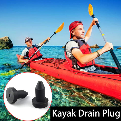 Kayak Scupper Plug Silicone Drain Plugs for Most Fishing Boats, 2 Pcs Bung for Sundolphin Kayaks