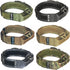 Heavy Duty Military Army Tactical K9 Dog Collars, Handle Hook & Loop, Width 1.5in, Plastic Buckle Medium Large (M: Neck