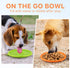 PrimePets Dog Frisbees, 2 Pack, 7 Inch Durable Flying Discs for Water, Pool, and Beach (Orange and Green)