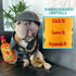 Haute Diggity Dog Furball Cinnamutt Whiskey, Plush Designer Dog Toy with Interactive Squeaker, Machine-Washable