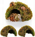 ORBIDYN Hermit Crab Accessories 2PCS Climbing Toys & Habitat Domes, Natural-Look Shelter Cave,