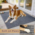 Bhyhok 74 60 0.3inch * * Dog Crate Floor Protection Mat Kennel Mat to Protect Floors Non-Slip Absorbs Urine Water