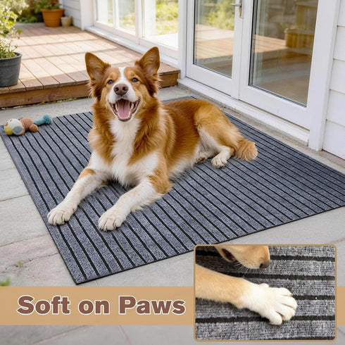 Bhyhok 46 60 0.23inch * * Mat for Under Dog Crate Waterproof, Non-Slip Under Kennel Floor Protective Mat for Floor