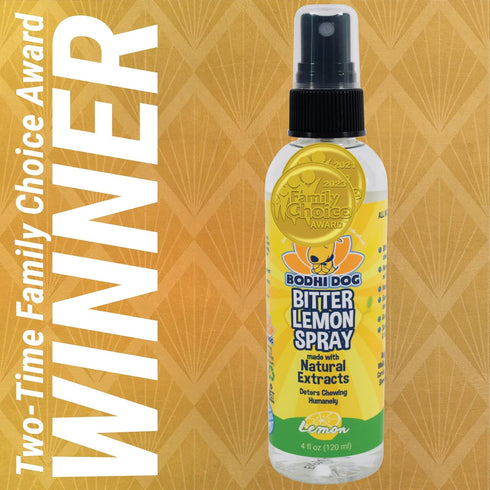 Bodhi Dog Bitter Lemon Spray, Anti-Chew Spray for Dogs, Safe Non-Toxic Training Aid, Made in USA