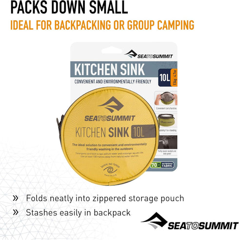 Sea to Summit Collapsible Kitchen Sink for Camping