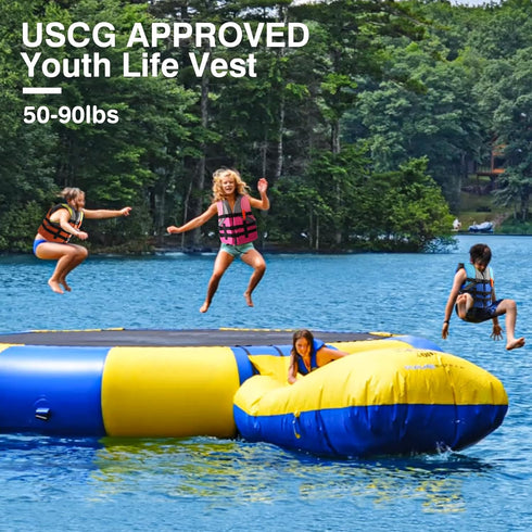 Leader Accessories Youth USCG Approved Life Jacket Vest for Boating