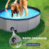 Dog Pool, Foldable Pet Swimming Pool with 6mm High-Strength PP Board, Collapsible Doggy Pools for Small Dogs, Non-Slip