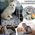 Namalu 4 Pack Self Warming Cat Bed 18 x 24 Inch, Soft Thermal Pet Bed Mat with Star Pattern, Washable