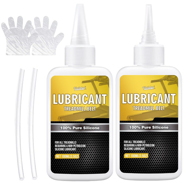Vividye 100% Pure Silicone Treadmill Lube - 7oz/200ml Treadmill Lubricant for Belt -