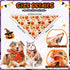 100 Paterr Pieces Dog Bandanas Bulk Halloween Pet Handkerchief Soft Dog Triangle Bibs Cute Kerchief Adjustable Washable