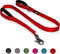 TwoEar 6FT Strong Red Dog Leash with 2 Padded Handles, Traffic Handle for Extra Control for All Dog Sizes