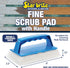 STAR BRITE Scrub Pad with Handle - Fine White (040129)