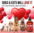 D3 2 oz Liquid Multivitamin for Dogs with Glucosamine Help with Allergies & UTIs Dog Vitamins and Supplements Cat