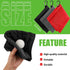 Flutesan Golf Ball Towel 5.5 x 5.5 Inch, Small Pocket Towel with Clip, Portable Golf Cleaner Accessories for Men Women