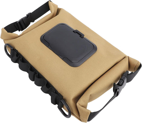 BTSEURY Travel Camping Wipes Dispenser Pull Out Type Large Capacity Canvas Portable Camping Wet Wipe Pouch for Office