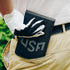 Golf Scorecard Holder & Yardage Book Cover, Premium Black Leather Golf Accessories