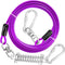 Jenico 100 FT Dog Tie Out Cable with Swivel Hook, Outdoor Tether for Small to Medium Pets, Rust-Proof Training Line