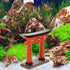 IMIKEYA Japanese Torii Gate Decoration for Fish Tank, Mini Torii Model for Aquarium Landscape and Fairy Gardens