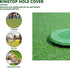 KINGTOP Golf Cup Cover for Putting Green Hole, Sturdy ABS Hole Cup Cover Fit USGA Regulation