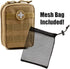 First Aid Molle Pouch - Heavy Duty IFAK Medical Pouch for Military Use, EMTs, Law Enforcement, Camping, and Hiking