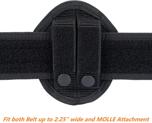 Handcuff Holster Pouch for Standard Cuffs, MOLLE Vest Holder Case for Law Enforcement, Police, Sheriff Security
