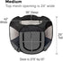 Furhaven Portable Dog Playpen Cat Tent, Pet playground,Kennel foldable indoor outdoor zippered puppy crate - Gray