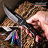 Tactical Knife, Hunting Survival Knife, Full Tang Fixed Blade with Kydex Sheath, Razor Sharp Edge
