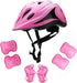 Kids Helmet Knee Elbow Pads Wrist Guard, Sport Protective Gear for Scooter Skateboard Roller Bike Safety Set