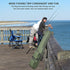 Fishing Rod Case, 4.27 ft Portable Fishing Pole Bag for Travel, Waterproof Fishing Rod Organizer