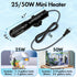 Orlushy 25W Small Submersible Aquarium Heater, Constant Temperature Betta Fish Tank Heater of 78?for 1-6 Gallons Freshwater & Saltwater Tanks