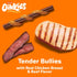 Oinkies Chickentastic Tender Bullies Dog Treats, 20 Count, Real Chicken Breast & Beef Bully Stick Flavor, Rawhide-Free