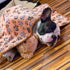 4 Pcs Pet Blanket Dog Puppy Blanket, Paw Print Fleece Blanket for Small Medium Pet Dog Cat, Warm Soft Sleep Mat, Guinea