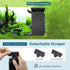 0.6 Inch hygger Aquarium Magnetic Glass Clean Tool, Algae Scraper for Thick Fish Tank Floating Scrubber Brush with Two