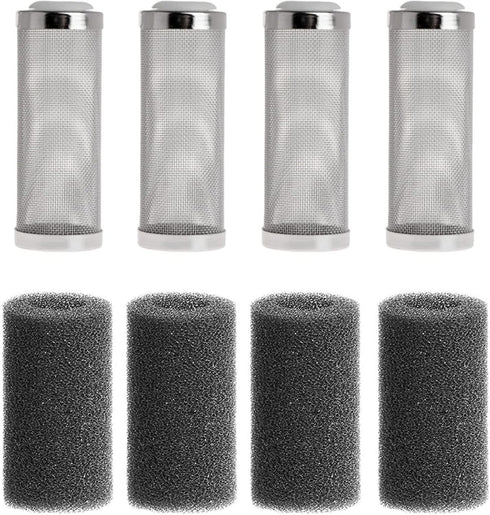 4Pcs 12mm Stainless Steel Aquarium Filter Inflow Inlet Basket Mesh Shrimp Guard for Fish Tank Protector