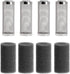 4Pcs 12mm Stainless Steel Aquarium Filter Inflow Inlet Basket Mesh Shrimp Guard for Fish Tank Protector