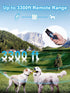 Bousnic Dog Shock Collar for 2 Dogs (5-120Lbs), 3300 ft Waterproof Training Collar with Rechargeable Remote, Beep,