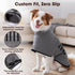 Microfibre Dog Bathrobe Towel Wrap Super Absorbent Dog Drying Coat Bath Robe for Puppy, Medium & Large Dogs, Fast