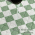2 Pack Sage Green Checkered Washable Pee Pads for Dogs, Checkered Reusable Dog Pee Pads, for Puppy Playpen, Crate