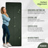 Robust Yoga Mat - 1/4" Thick Non-Slip with Position Lines, Includes Strap & Storage Bag, Eco-Friendly TPE