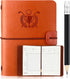 Yexiya Golf Scorecard Book with Pencil - Leather Golf Journal Pocket Log Book for Men Golfers