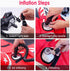 120V 5 ZOOMBROS Electric Air Pump for Inflatable Towable Tube/Boat/Air Mattress/Swim Ring/Pool Toy/Snorkel/Water Sports