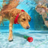 Weewooday 2 Pieces Valentine’s Day Dog Chew Toys, Durable Rose Chew Toys and Kisses Bandana for Small and Medium Pets