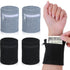 DOPENSPI 4PCS Wrist Wallet, Wrist Sweatband with Zipper Breathable Wristbands Ankle Wallet Coin
