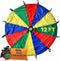 GSi Kids Play Parachute Rainbow Parachute Toy Tent Game for Children Gymnastics