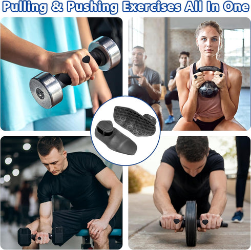 Epritliber Silicone Gym Grips for Weight Lifting,Workout Gloves for Women Men Alternative,Anti Slip Gym Workout