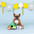 Fringe Studio Multicolored Hide & Seek Burrow Plush Dog Toy Set, Happy Campers (289216)