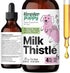 Milk Thistle for Dogs, Liver Supplements with Liquid Extract, Vegan Vitamins for Liver Health - 4 oz